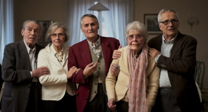 MARX PEUT ATTENDRE - Photo 3 - Piergiorgio, Letizia, Alberto, Maria Luisa et Marco Bellocchio